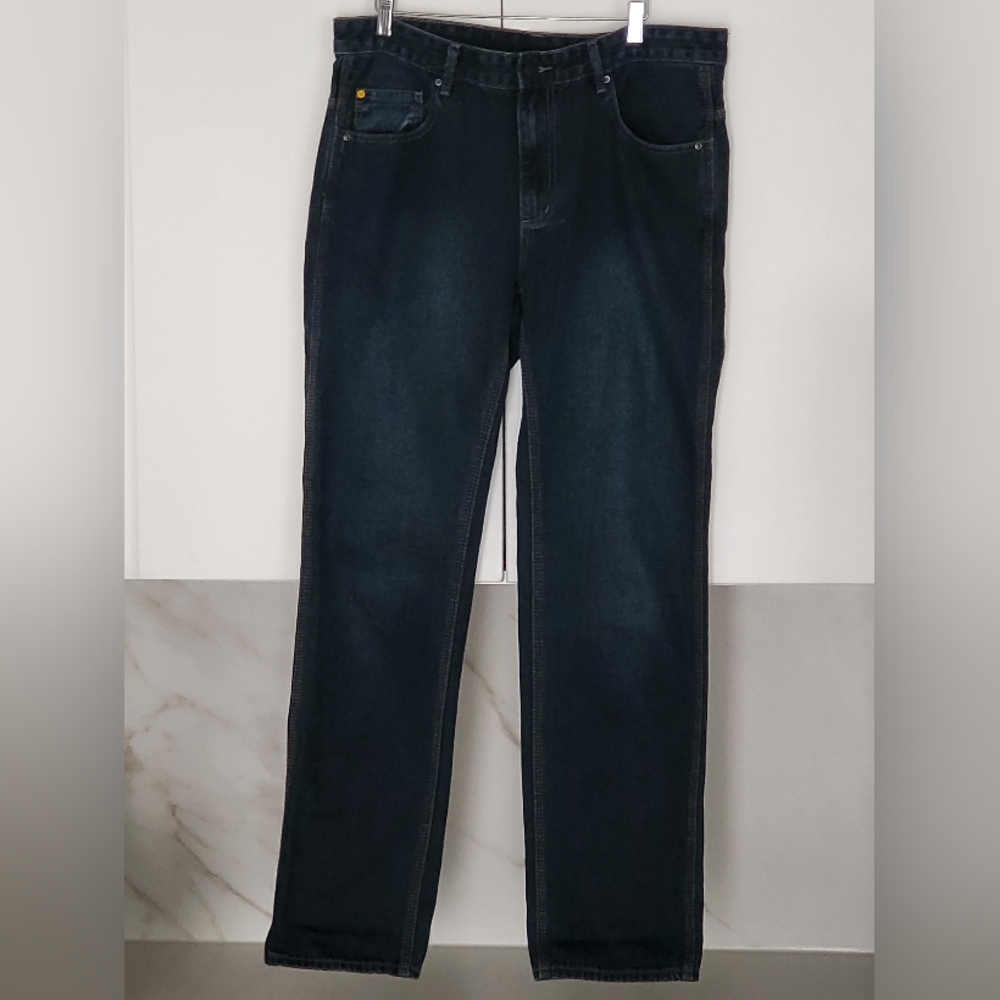 Cat Caterpillar Men's Dark Blue Jeans. Size 36 Waist